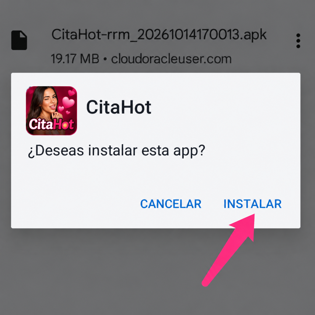 Captura del paso 3: Revisa e instala